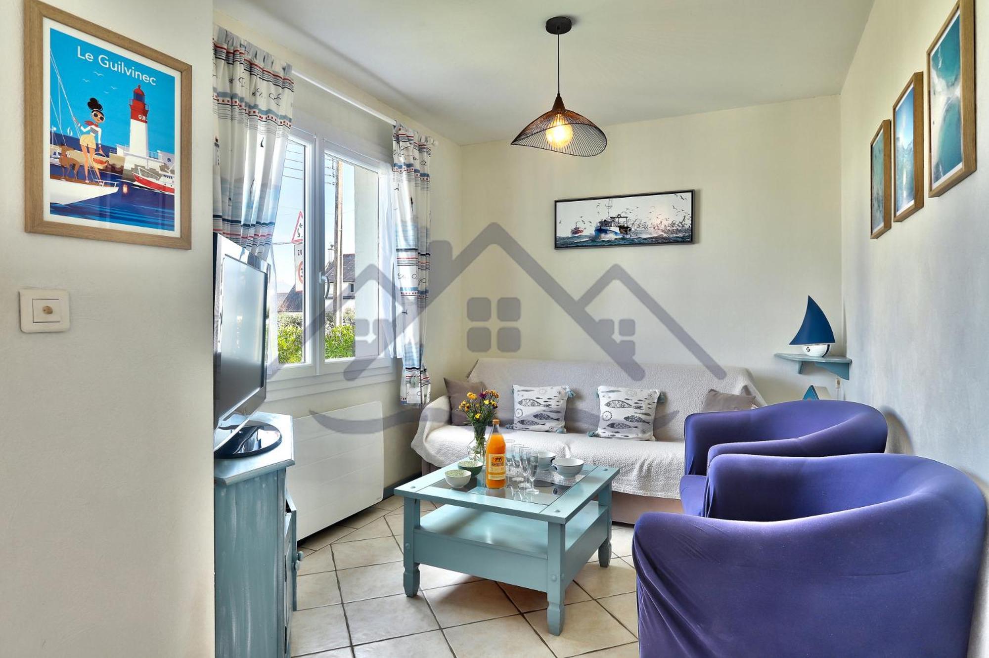 Localise - M3B - Souvenir Du Guil - Maison De Plain-Pied Avec Jardin Clos Au Guilvinec - Tout A Pied, Plages, Port, Centre, Commerces, Marche - Wif Inclus - Linge De Lit Inclus - Animaux Bienvenus المظهر الخارجي الصورة