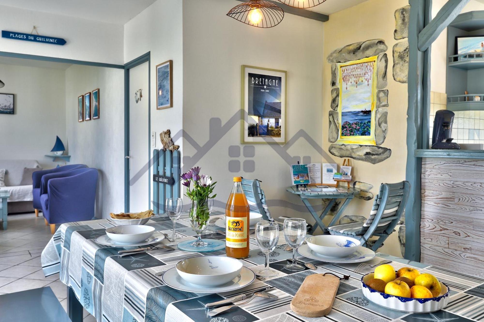 Localise - M3B - Souvenir Du Guil - Maison De Plain-Pied Avec Jardin Clos Au Guilvinec - Tout A Pied, Plages, Port, Centre, Commerces, Marche - Wif Inclus - Linge De Lit Inclus - Animaux Bienvenus المظهر الخارجي الصورة